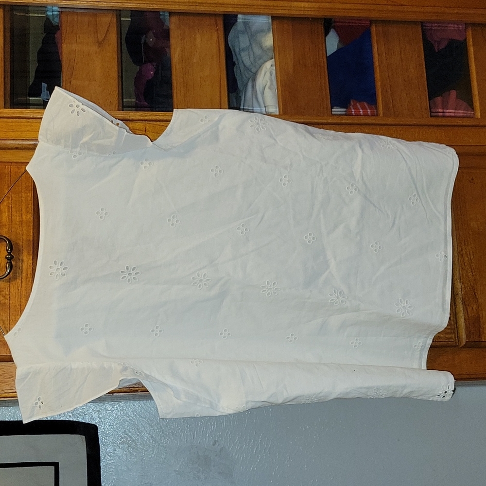 Loft cotton Ruffled sleeve Tunic - Picture 4 of 10